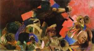 Contemporary Oil Painting - The Apotheosis of Ramon Hoyos