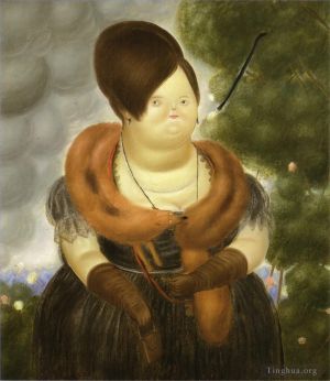 Contemporary Artwork by Fernando Botero - The First Lady