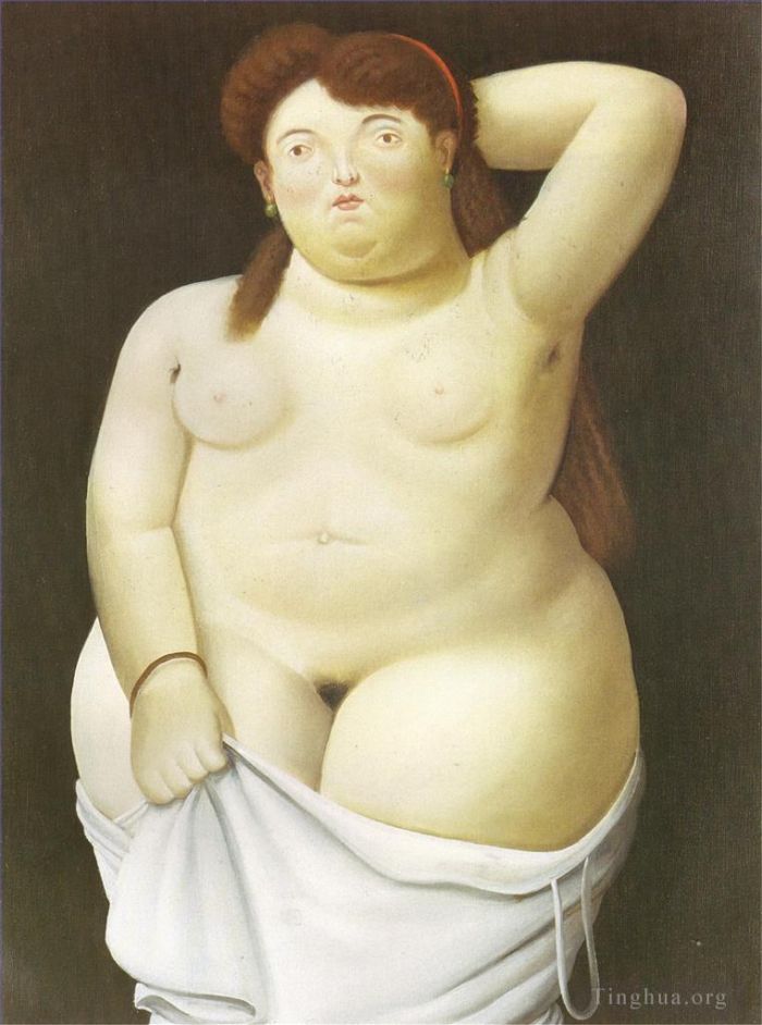 Fernando Botero's Contemporary Oil Painting - Torso