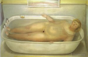 Contemporary Artwork by Fernando Botero - Tribute to Bonnard 3