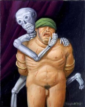 Contemporary Artwork by Fernando Botero - Consuelo del secuestrado
