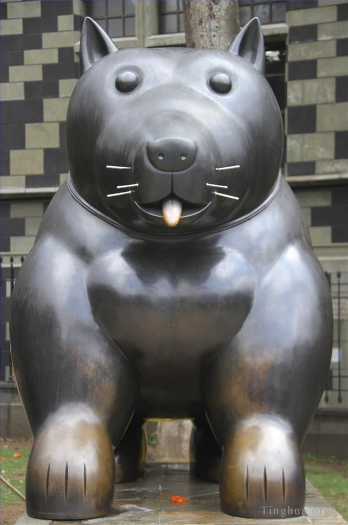 Fernando Botero's Contemporary Sculpture - Dog