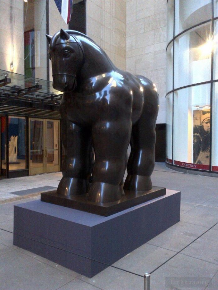 Fernando Botero's Contemporary Sculpture - Horse 3