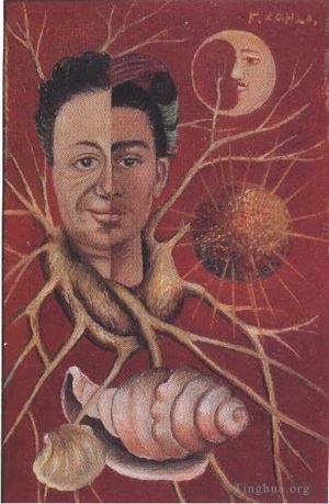 Contemporary Artwork by Frida Kahlo - Diego and Frida