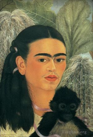Contemporary Artwork by Frida Kahlo - Fulang Chang and I