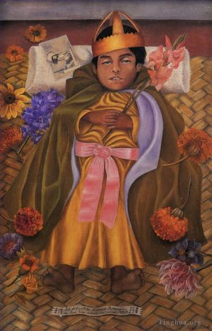 Contemporary Artwork by Frida Kahlo - The Deceased Dimas