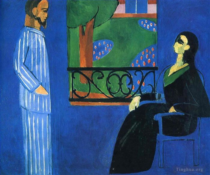 Henri Matisse's Contemporary Oil Painting - Conversation