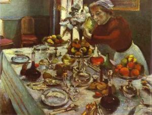 Contemporary Artwork by Henri Matisse - Dinner Table 1897