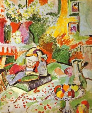 Contemporary Artwork by Henri Matisse - Interior with a Girl 1905