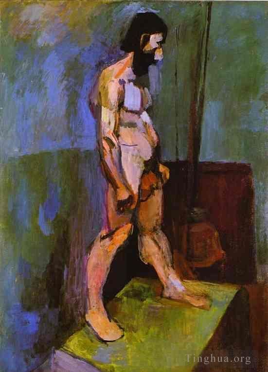 Henri Matisse's Contemporary Oil Painting - Male Model