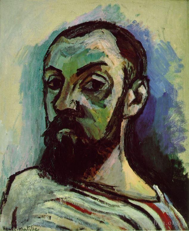 Henri Matisse's Contemporary Oil Painting - Self Portrait 1906