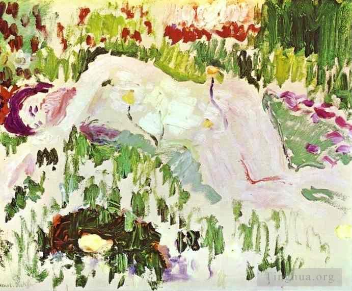 Henri Matisse's Contemporary Oil Painting - The Lying Nude 1906