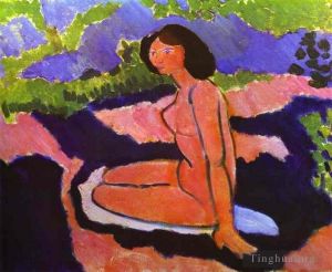 Contemporary Paintings - A Sitting Nude