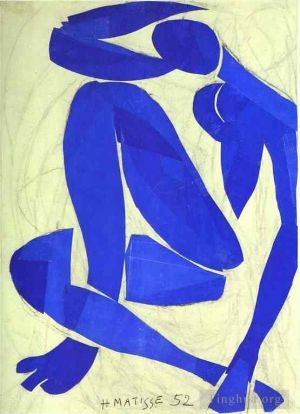 Contemporary Paintings - Blue Nude IV