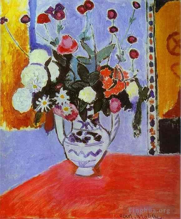 Henri Matisse's Contemporary Various Paintings - Bouquet Vase with Two Handles