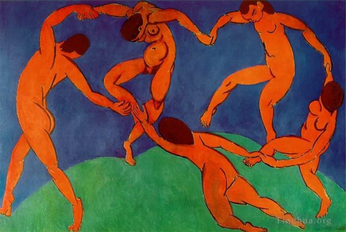 Henri Matisse's Contemporary Various Paintings - Dance II