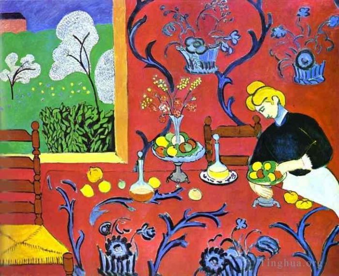 Henri Matisse's Contemporary Various Paintings - Harmony in Red