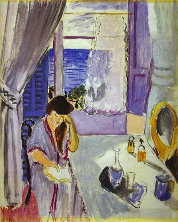 Henri Matisse's Contemporary Various Paintings - Interior Nice 1919