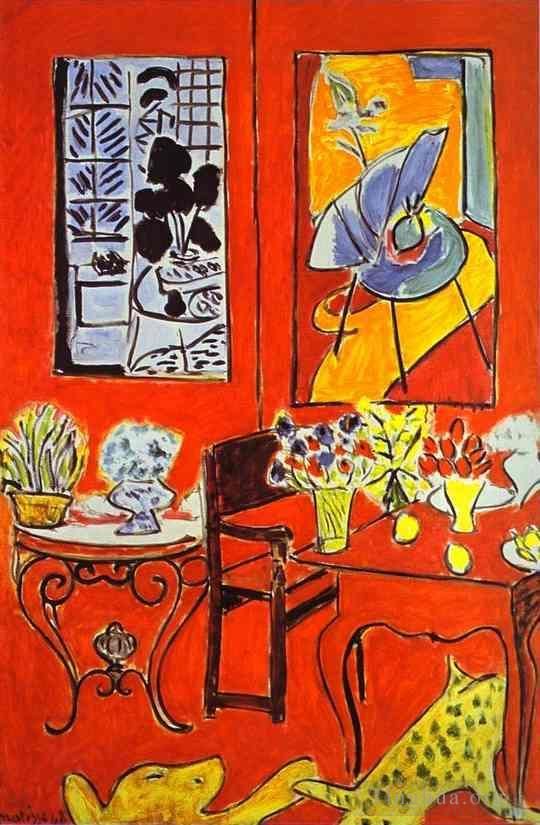 Henri Matisse's Contemporary Various Paintings - Large Red Interior