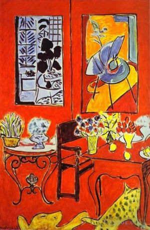 Contemporary Artwork by Henri Matisse - Large Red Interior