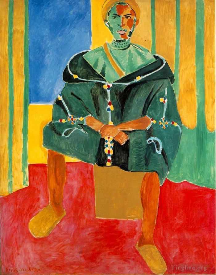 Henri Matisse's Contemporary Various Paintings - Le Rifain assis Seated Riffian Late