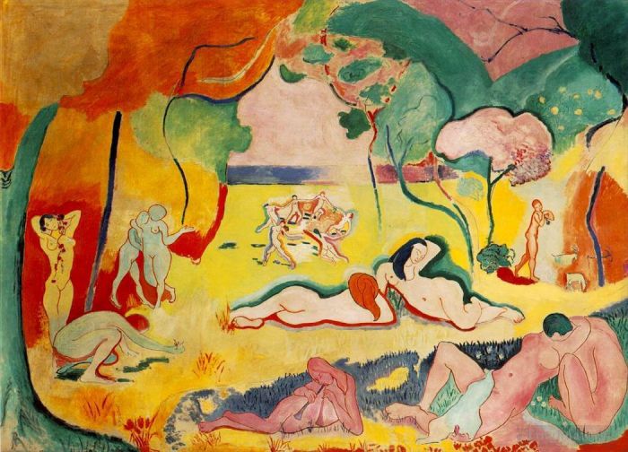 Henri Matisse's Contemporary Various Paintings - Le bonheur de vivre The Joy of Life 1905