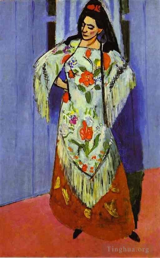 Henri Matisse's Contemporary Various Paintings - Manila Shawl 1911