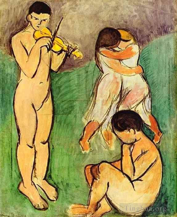 Henri Matisse's Contemporary Various Paintings - Music Sketch