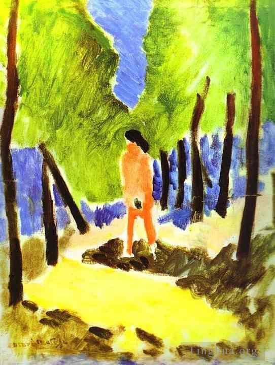 Henri Matisse's Contemporary Various Paintings - Nude in Sunlit Landscape