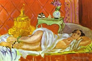Contemporary Paintings - Odalisque Harmony in Red 1926