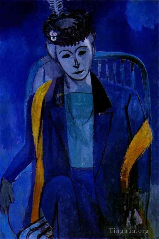 Henri Matisse's Contemporary Various Paintings - Portrait of the Artist s Wife 191213