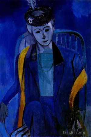 Contemporary Artwork by Henri Matisse - Portrait of the Artist s Wife 191213