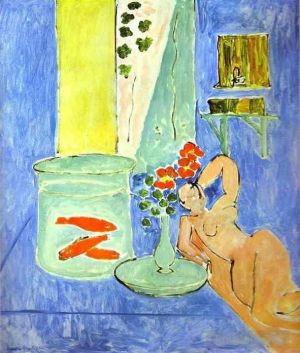 Contemporary Artwork by Henri Matisse - Red Fish and a Sculpture
