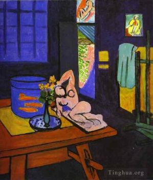Contemporary Artwork by Henri Matisse - Red Fish in Interior