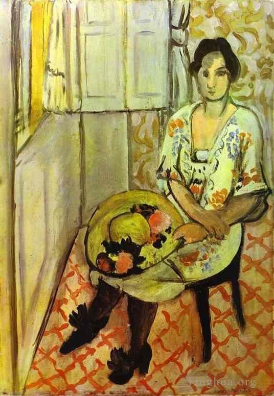 Henri Matisse's Contemporary Various Paintings - Sitting Woman 1919