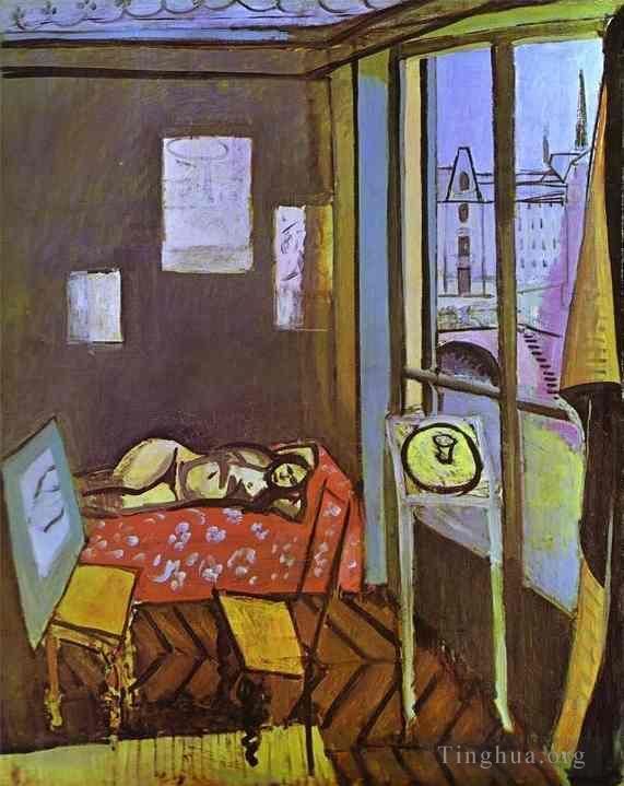 Henri Matisse's Contemporary Various Paintings - Studio Quay of SaintMichel 1916