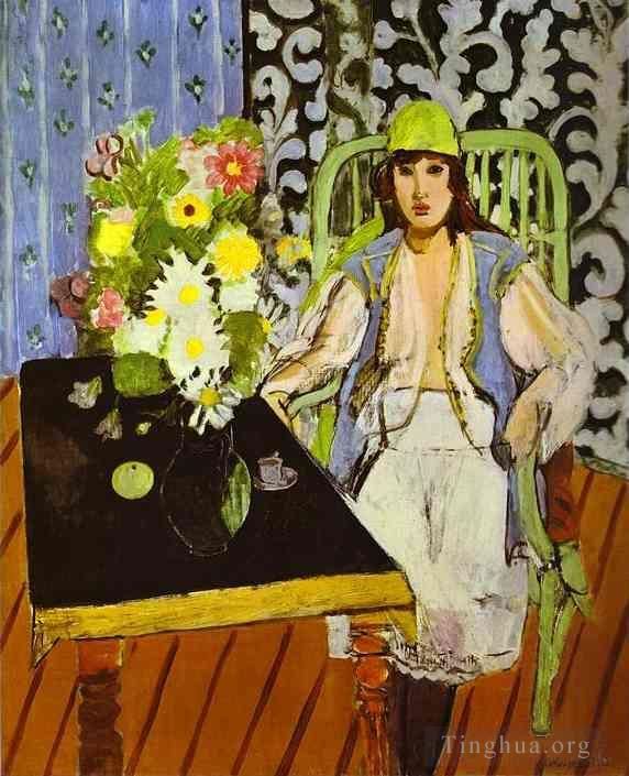 Henri Matisse's Contemporary Various Paintings - The Black Table 1919