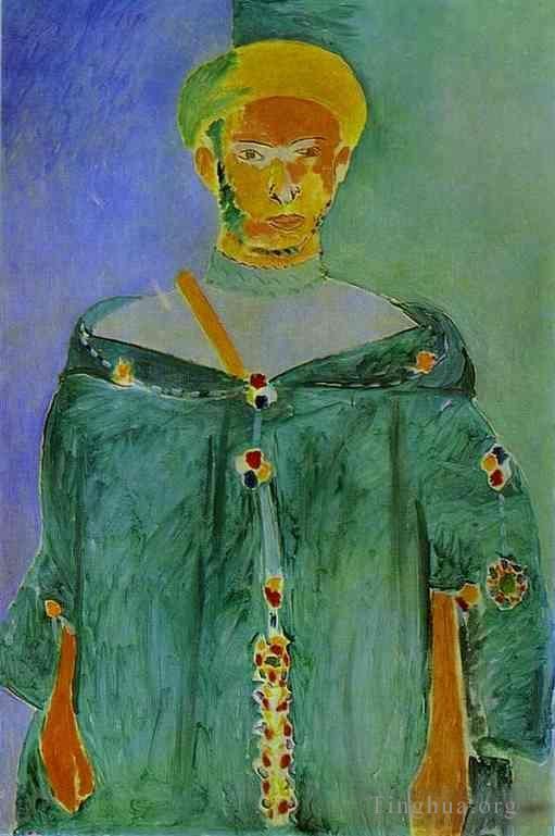 Henri Matisse's Contemporary Various Paintings - The Moroccan in Green 1912