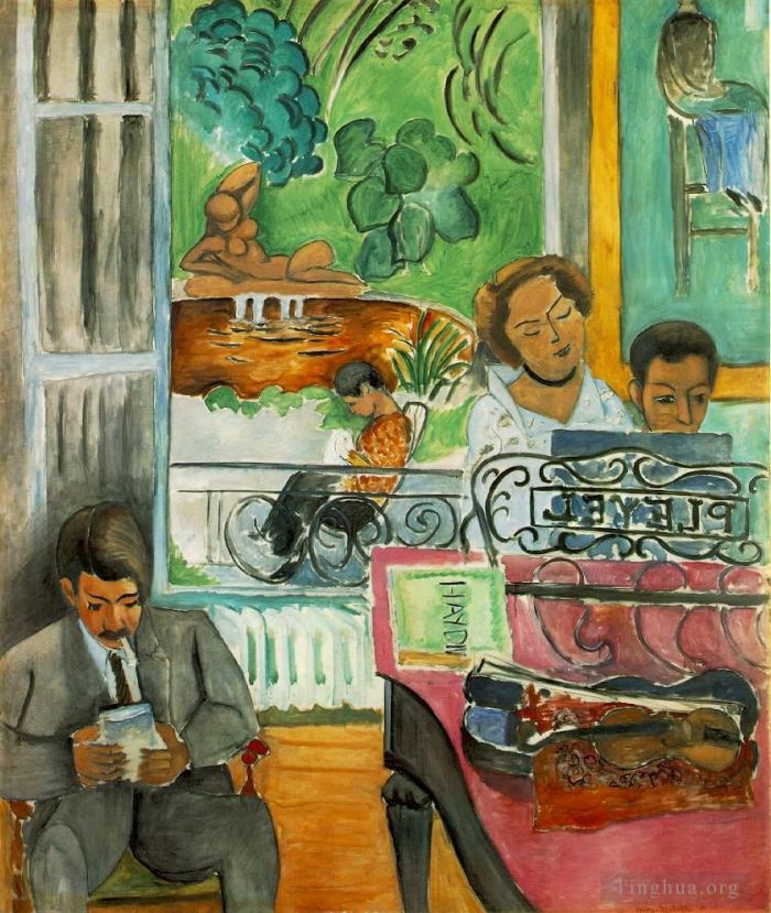 Henri Matisse's Contemporary Various Paintings - The Music Lesson La lecon de musique