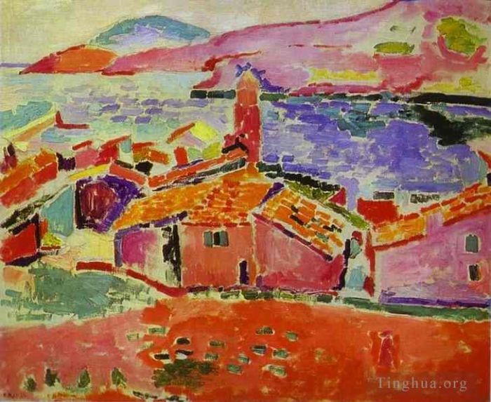 Henri Matisse's Contemporary Various Paintings - View of Collioure 1906