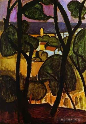 Contemporary Paintings - View of Collioure 1908