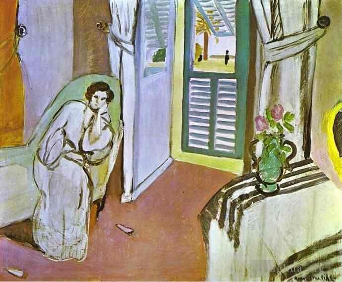 Henri Matisse's Contemporary Various Paintings - Woman on a Sofa 1920