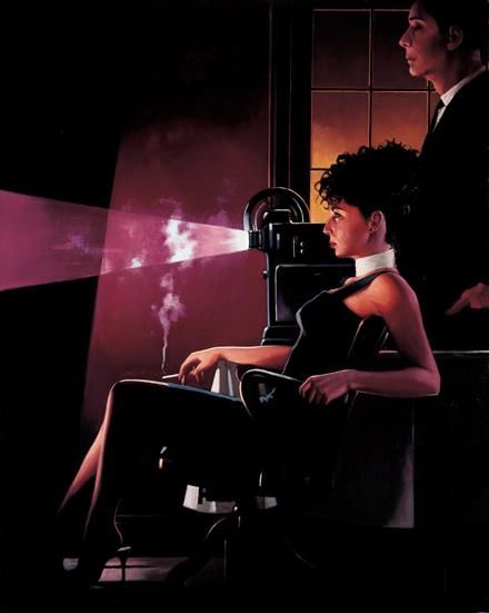 Jack Vettriano's Contemporary Oil Painting - An Imperfect Past
