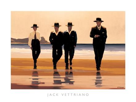 Jack Vettriano's Contemporary Oil Painting - Billy Boys