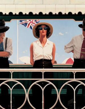 Contemporary Artwork by Jack Vettriano - Bird On The Wire