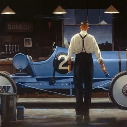 Jack Vettriano's Contemporary Oil Painting - Birth of a Dream