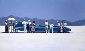 Contemporary Artwork by Jack Vettriano - Bluebird at Bonneville