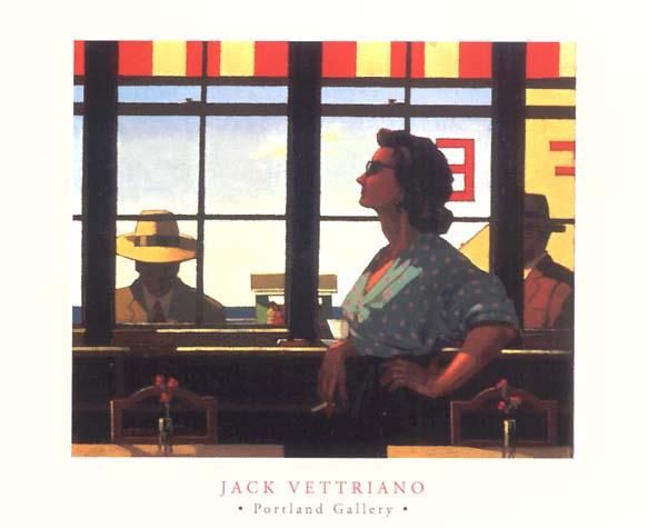 Jack Vettriano's Contemporary Oil Painting - Date with Fate