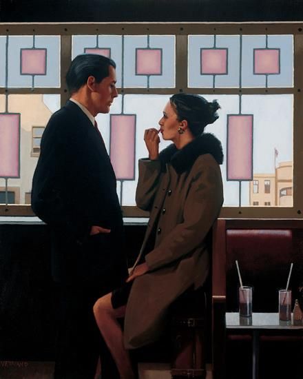 Jack Vettriano's Contemporary Oil Painting - Drifters