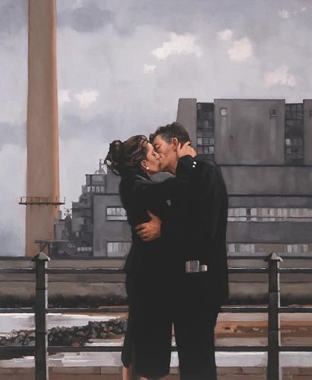 Jack Vettriano's Contemporary Oil Painting - Long Time Gone